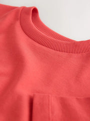 Red Short Sleeve Plain T-Shirt (3mths-7yrs)