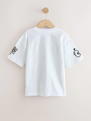 White Graffiti Spongebob T-Shirt (3-16yrs)