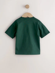 Green Roarsome Tiger Short Sleeve Graphic T-Shirt (3mths-7yrs)