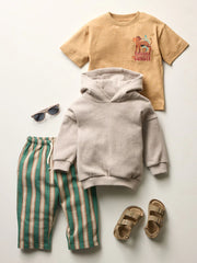 Tan Cheetah Havana Sunset Short Sleeve Back Print T-Shirt (3mths-7yrs)