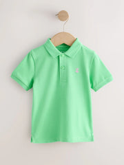 Bright Green Short Sleeve Polo Shirt (3mths-7yrs)