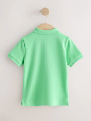Bright Green Short Sleeve Polo Shirt (3mths-7yrs)