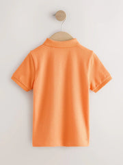 Bright Orange Short Sleeve Polo Shirt (3mths-7yrs)