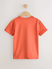 Orange Stag Regular Fit Short Sleeve T-Shirt (3-16yrs)