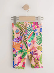 Pink Fruit Print Crop Leggings (3mths-7yrs)