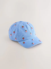 Blue/Red Berries Baseball Cap (1-16yrs)