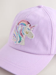 Lilac Purple Unicorn Cap