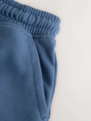Mid Blue Regular Fit Basic Shorts (3-16yrs)