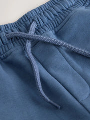 Mid Blue Regular Fit Basic Shorts (3-16yrs)