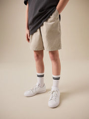 Ecru Pull On Cord Shorts (3-16yrs)