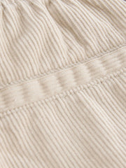 Ecru Pull On Cord Shorts (3-16yrs)