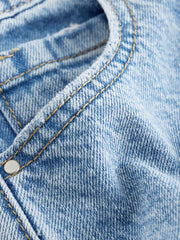 Light Blue Denim Longer Length Jort Shorts (3-16yrs)