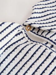 Monochrome Bow Collar Dress (3mths-7yrs)