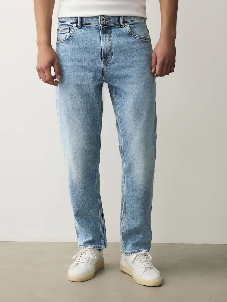 Light Blue Slim Fit Authentic Stretch Denim Jeans