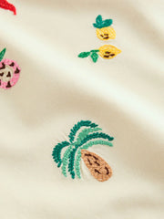 Ecru Tropical Short Sleeve Baby Top and Short Set 2 Piece (0mths-2yrs)