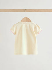 Ecru Tropical Short Sleeve Baby Top and Short Set 2 Piece (0mths-2yrs)