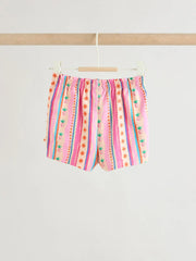 Ecru Tropical Short Sleeve Baby Top and Short Set 2 Piece (0mths-2yrs)
