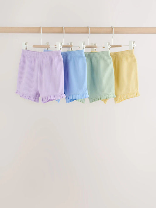 Multi Baby Shorts 4 Pack (0mths-2yrs)