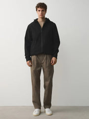 Sand Relaxed Tapered Fit Cotton Rich Stretch Chinos