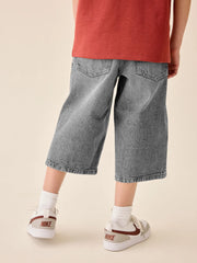 Grey Longer Line Jorts (3-16yrs)