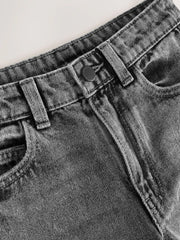 Grey Longer Line Jorts (3-16yrs)