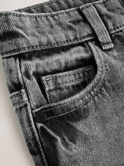 Grey Longer Line Jorts (3-16yrs)