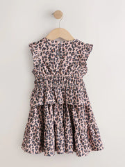 Animal Print Top And Skirt Set (3-16yrs)