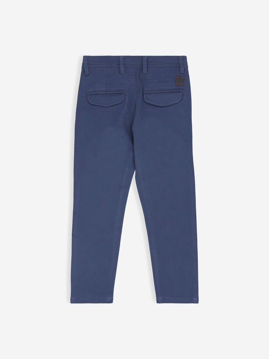 Yale Blue Chino With Flap Pockets Brumano Pakistan