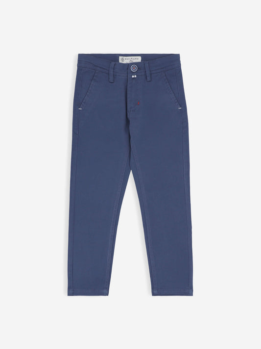 Yale Blue Chino With Flap Pockets Brumano Pakistan