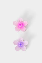 2-Pack Flower Claw Clips