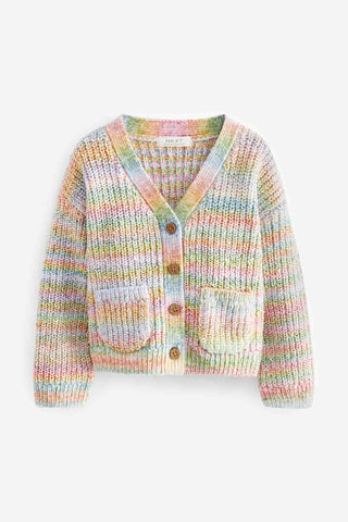 Rainbow V-Neck Cardigan