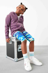 Berry Purple Zip Through Hoodie