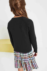 Black Button-Up Cardigan