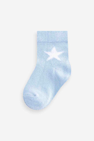 Blue/Green Baby Socks 5 Pack