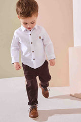 White Character Long Sleeve Oxford Shirt | Shirts | next, <p>White Character Long Sleeve Oxford Shirt</p>. We delivery across Pakistan