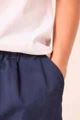 Navy Tapered Smart Trousers