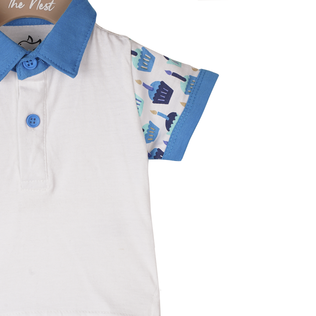 Polo with Self Collar | Tops & T-Shirts | The nest clothing