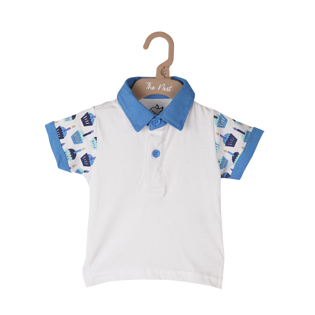 Polo with Self Collar | Tops & T-Shirts | The nest clothing