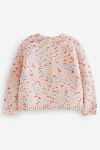 Pink Rainbow Spot Cardigan