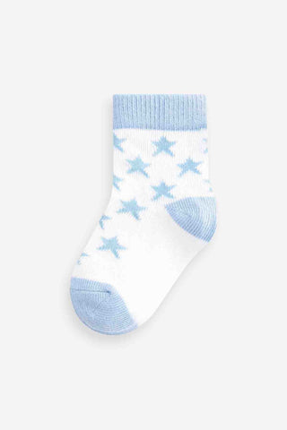 Blue/Green Baby Socks 5 Pack