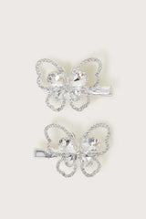 2PK SPARKLE BFLY CLIPS