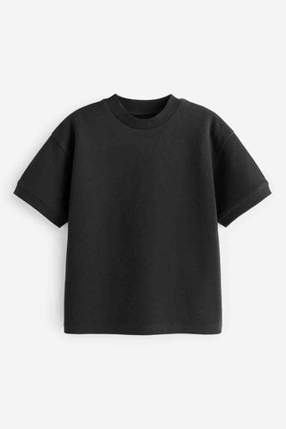 Black Relaxed Fit Heavyweight T-Shirt