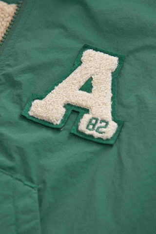 Green Coach Varsity Jacket