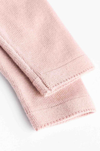 Pink/White 100% Cotton Knitted Baby Cardigans