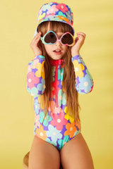 Girls Rainbow Ombre Heart Sunglasses