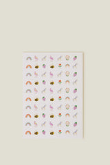 Girls Spring Picnic Nail Stickers