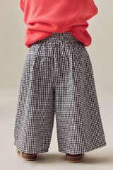 Black/White Wide Leg Trousers