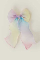 Girls Ombre Bow Barrette Hair Clip