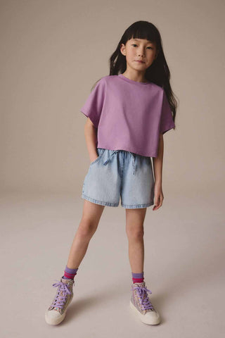 Purple Boxy T-Shirt