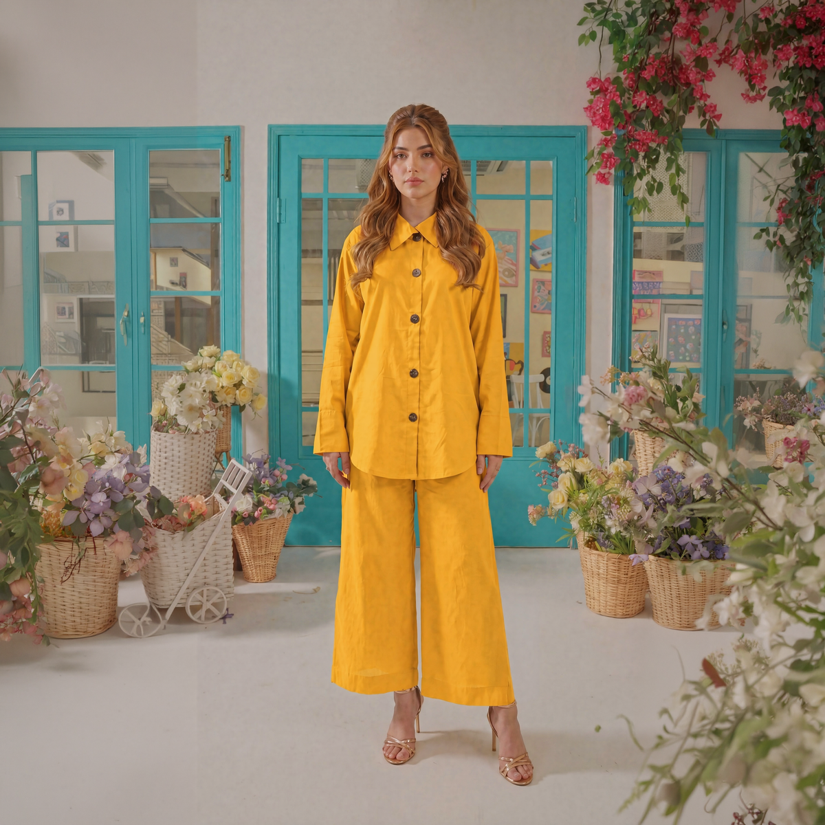 Dusty Peach - Yellow
